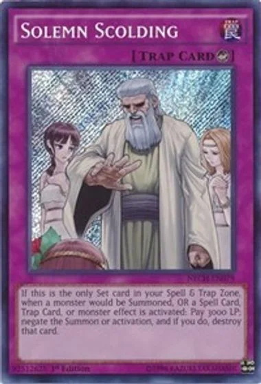 Solemn Scolding [1st Edition] NECH-EN079