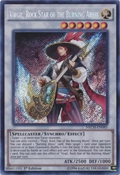 Virgil, Rock Star of the Burning Abyss [1st Edition] NECH-EN085