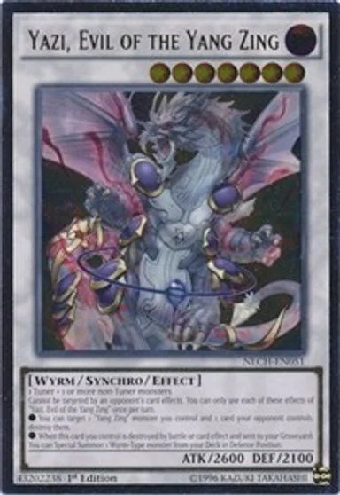 Yazi, Evil of the Yang Zing [Ultimate Rare 1st Edition] NECH-EN051