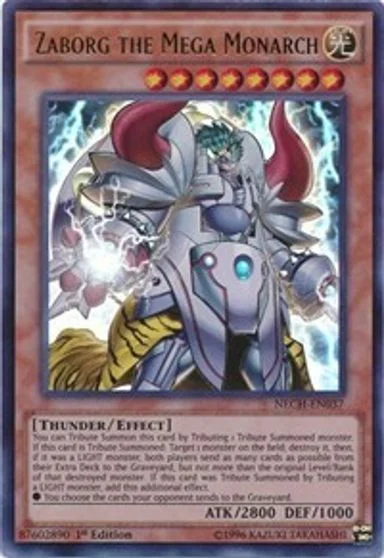 Zaborg the Mega Monarch [1st Edition] NECH-EN037