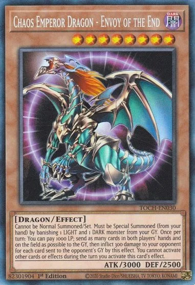 Chaos Emperor Dragon - Envoy of the End [Collector's Rare] TOCH-EN030