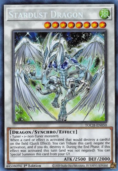Stardust Dragon [Collector's Rare 1st Edition] TOCH-EN050
