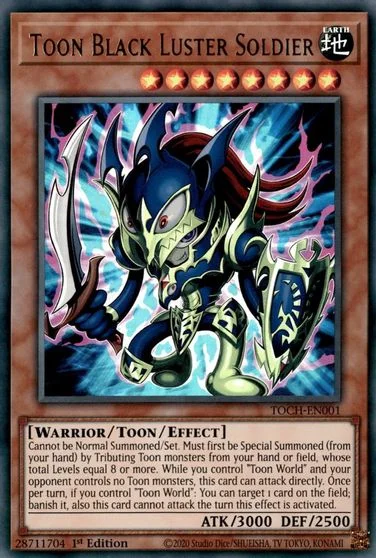 Toon Black Luster Soldier [1st Edition] TOCH-EN001