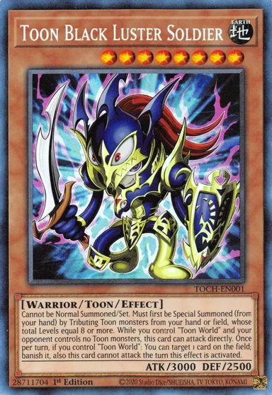Toon Black Luster Soldier [Collector's Rare] TOCH-EN001
