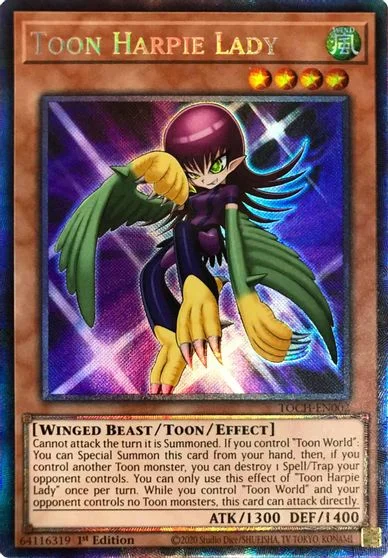 Toon Harpie Lady [Collector's Rare] TOCH-EN002