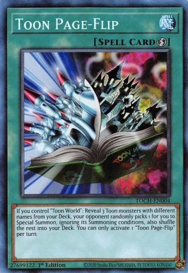 Toon Page-Flip [Collector's Rare 1st Edition] TOCH-EN004