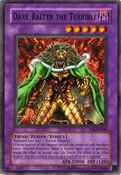 Dark Balter the Terrible TP6-EN010
