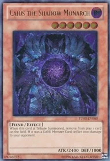 Caius the Shadow Monarch TU03-EN000