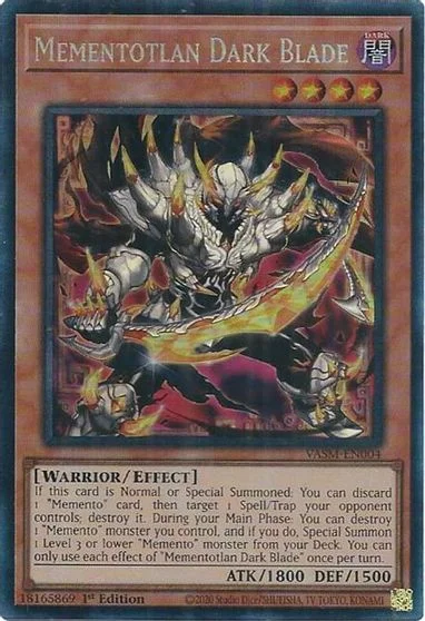 Mementotlan Dark Blade [Collector's Rare] VASM-EN004