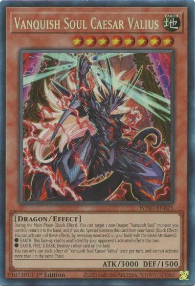 Vanquish Soul Caesar Valius [Collector's Rare] WISU-EN021