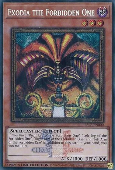 Exodia the Forbidden One 25LP-EN000