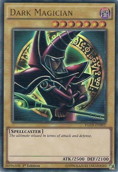 Dark Magician [1st Edition] YGLD-ENB02