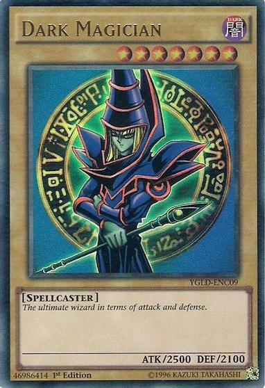 Dark Magician [1st Edition] YGLD-ENC09