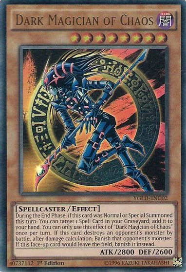 Dark Magician of Chaos YGLD-ENC02
