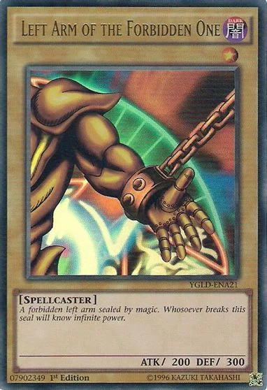 Left Arm of the Forbidden One YGLD-ENA21