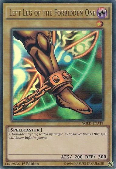 Left Leg of the Forbidden One [1st Edition] YGLD-ENA19